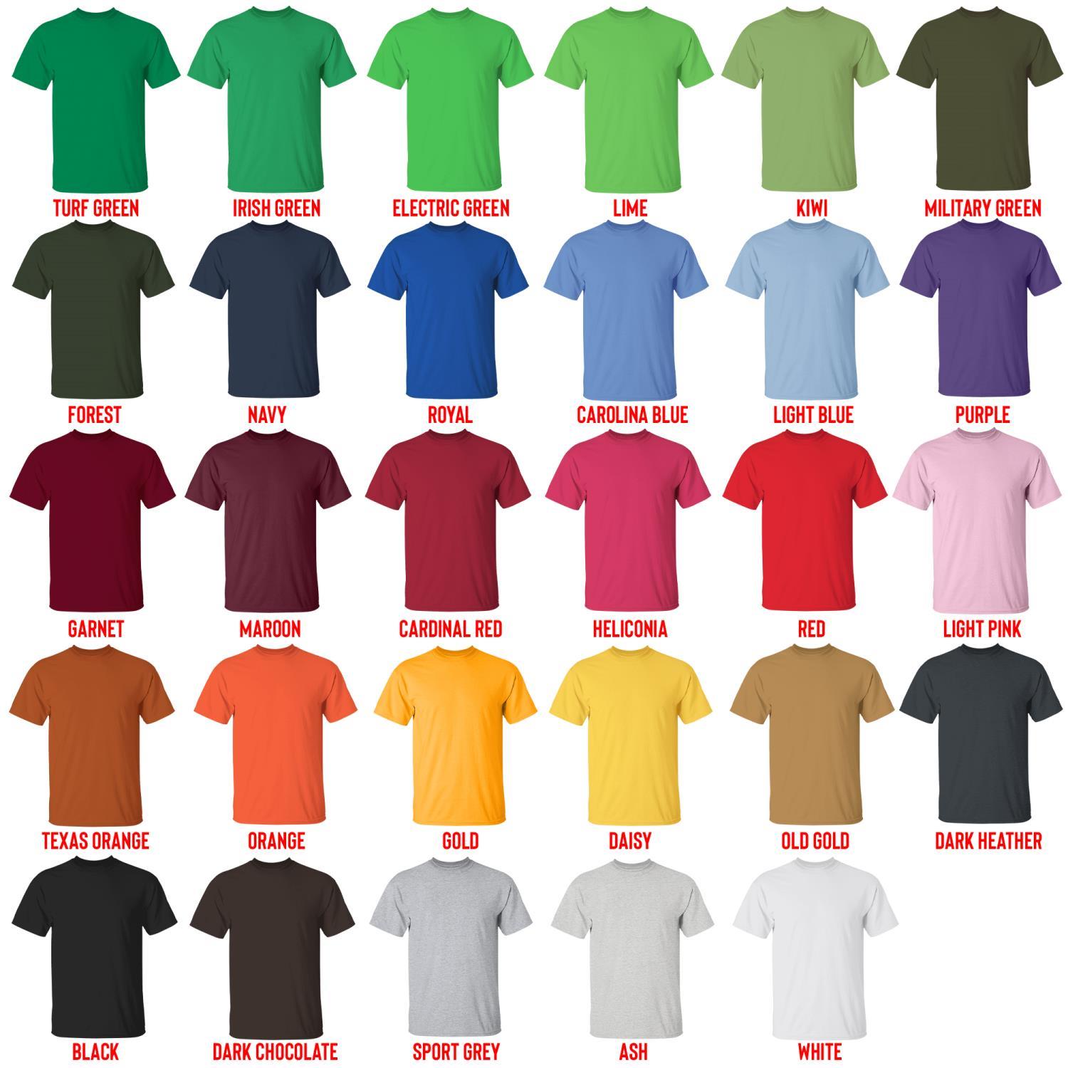 t shirt color chart - Risk Of Rain Store