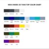 tank top color chart - Risk Of Rain Store