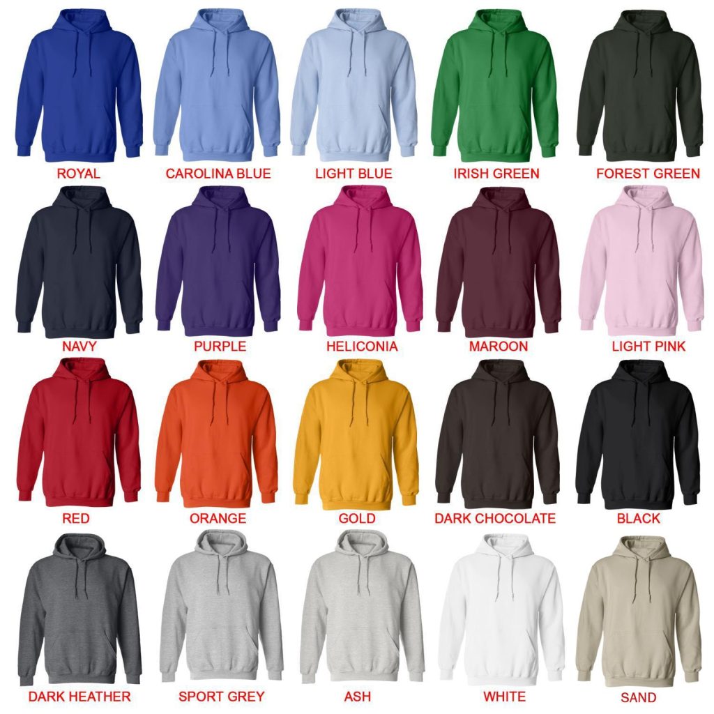 hoodie color chart - Risk Of Rain Store